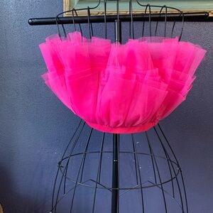 Impressions Hot Pink Tulle Skirt
